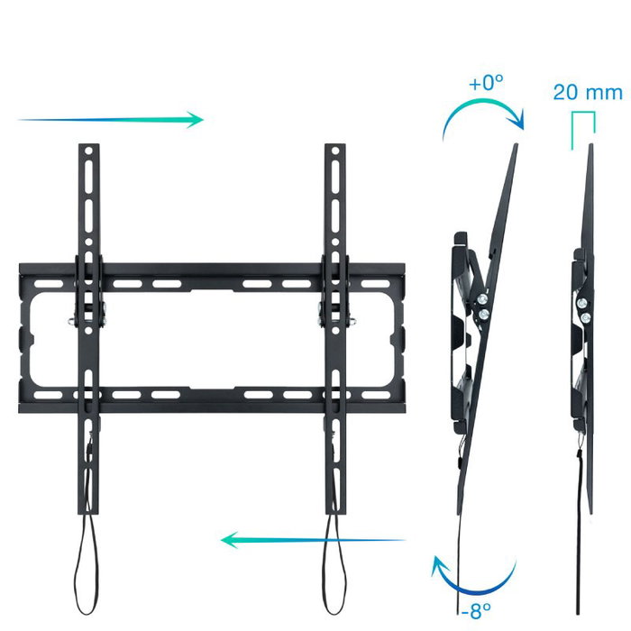 Tooq Soporte de Pared Inclinable LP1071T-B para TV 32-70 pulgadas Tooq Soporte de Pared Inclinable LP1071T-B para TV 32-70 pulgadas